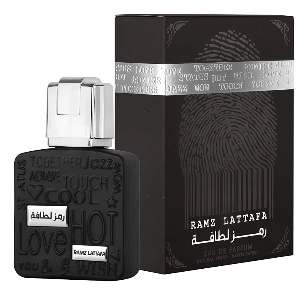 Ramz Lattafa Silver for Men EDP - 100ML (3.4oz)