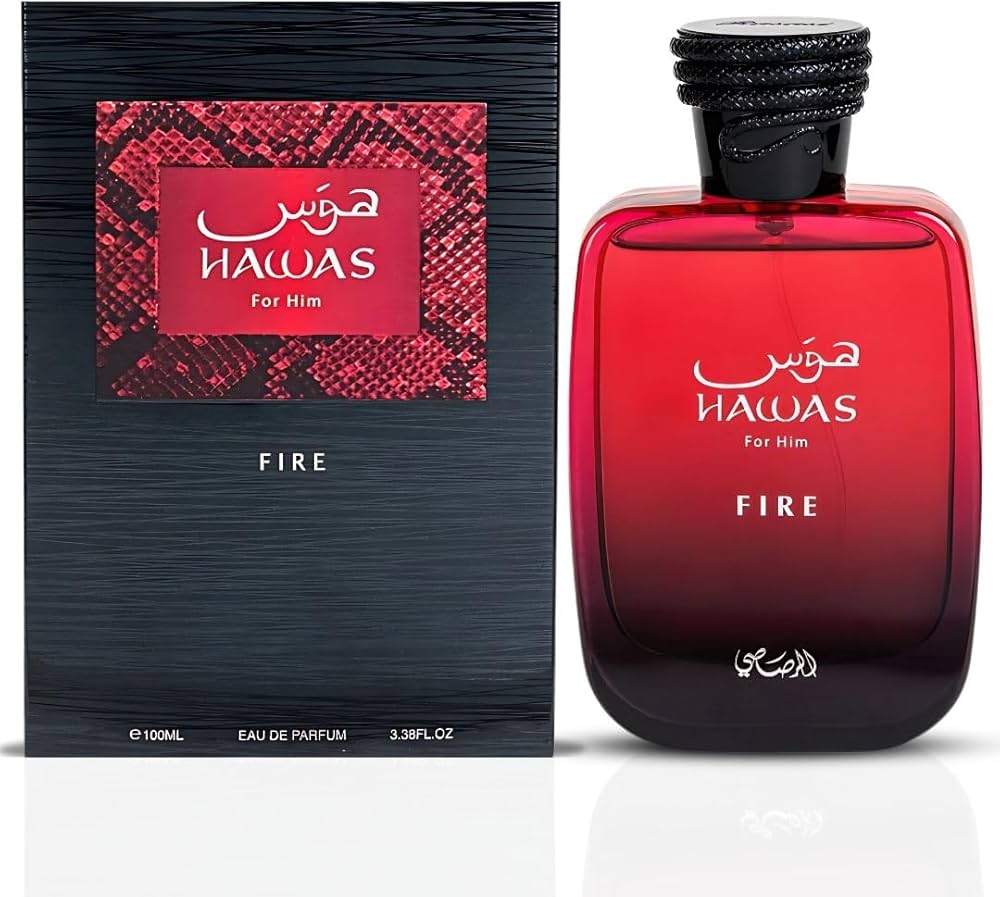 Hawas Fire For Him Eau De Parfum Spray 100ml (3.4 Oz) By Rasasi