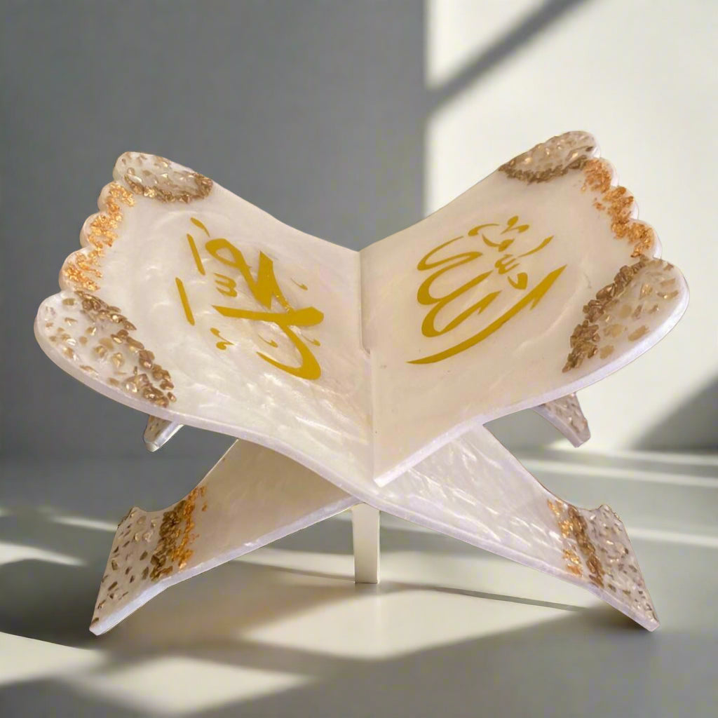 Elegant Resin Quran Rehal | Quran Stand | Bookmark | Book Holder