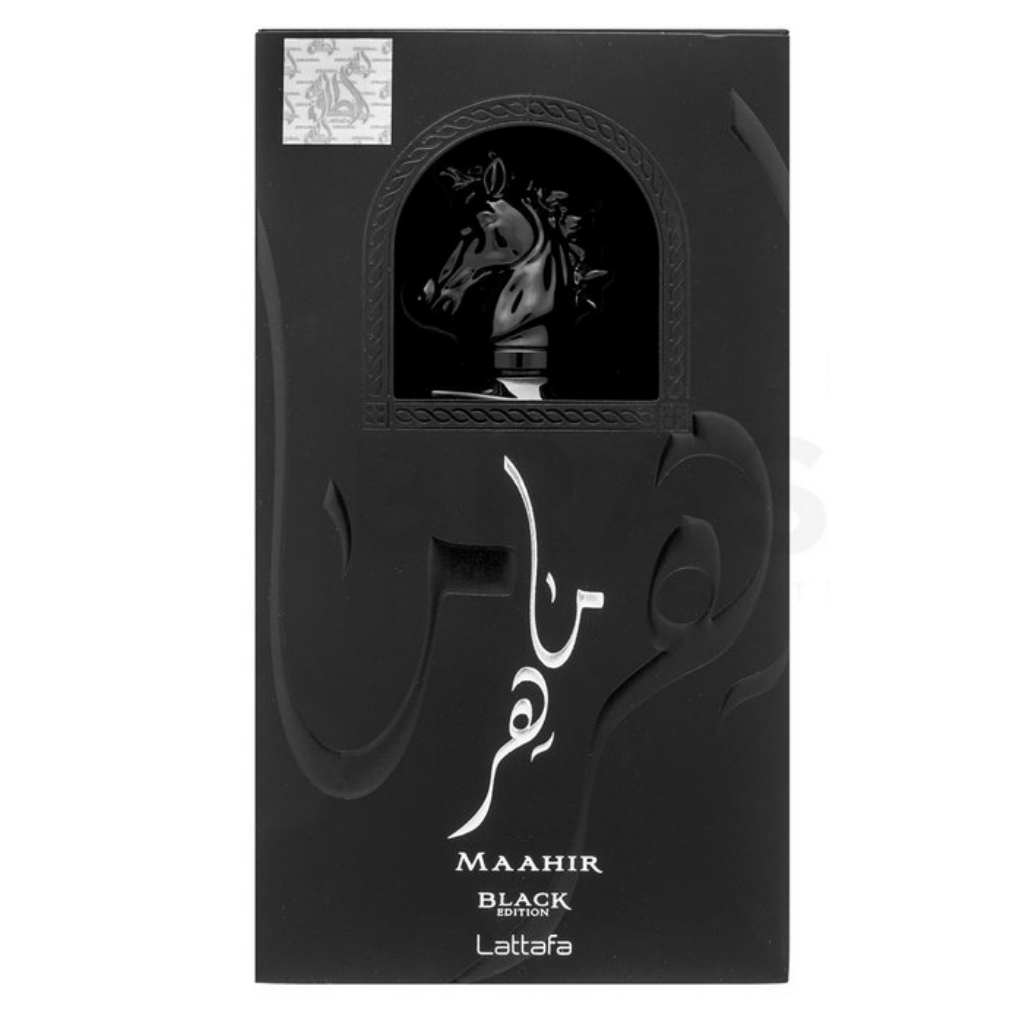 Maahir Black Edition 100ml (3.4 oz) EDP Spray by Lattafa