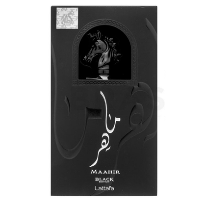 Maahir Black Edition 100ml (3.4 oz) EDP Spray by Lattafa