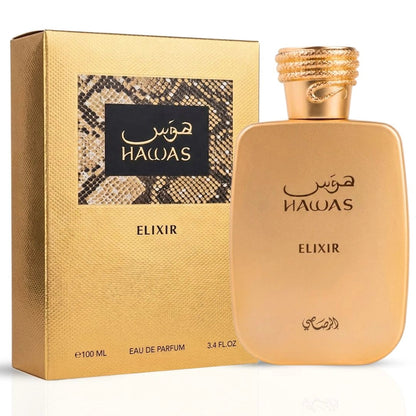 Hawas Elixer Eau de Parfum Spray 100ml (3.4 oz) by Rasasi