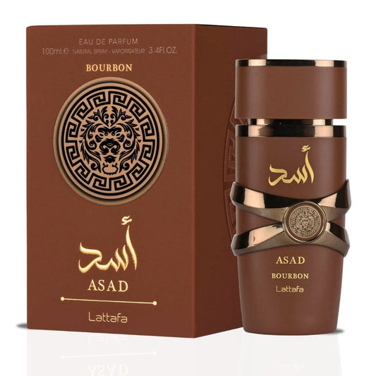 Asad Bourbon 100ml (3.4 oz) EDP Spray by Lattafa