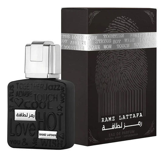 Ramz Lattafa Silver for Men EDP - 100ML (3.4oz)