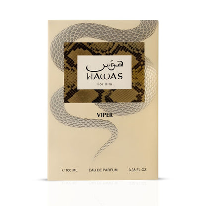 Hawas Viper Eau de Parfum Spray 100ml (3.4 oz) by Rasasi