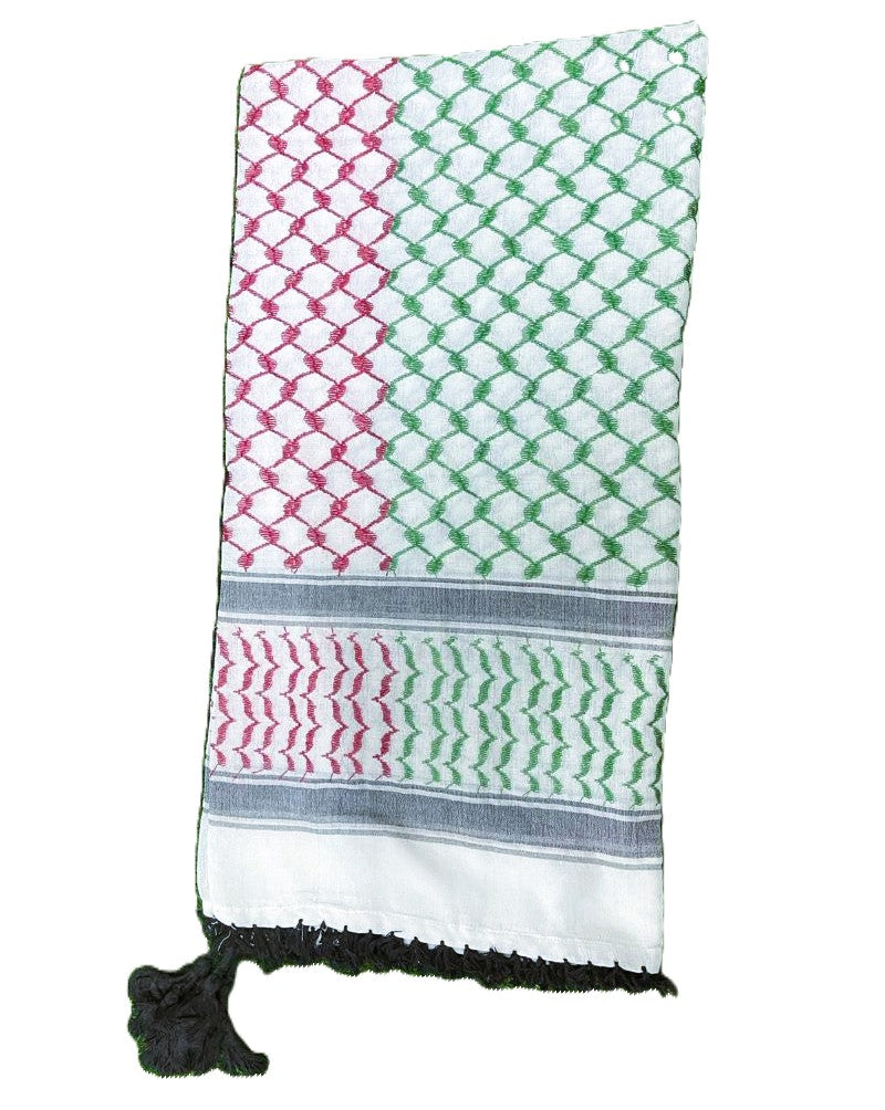 Palestinian colors Palestinian Style Cotton Keffiyeh