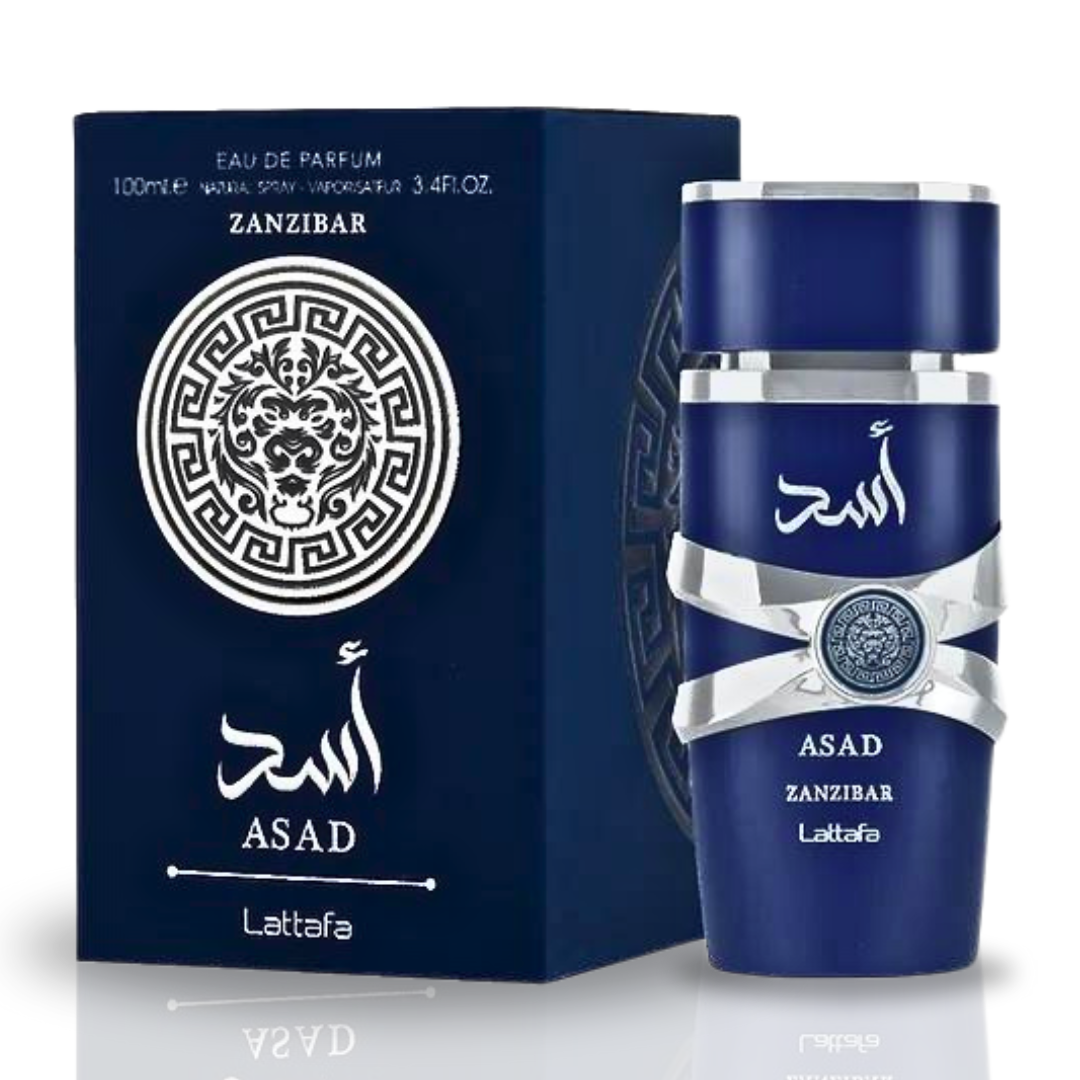 Asad Zanzibar 100ml (3.4 oz) EDP Spray by Lattafa