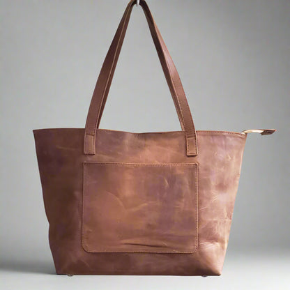 Genuine Leather Tote Bag