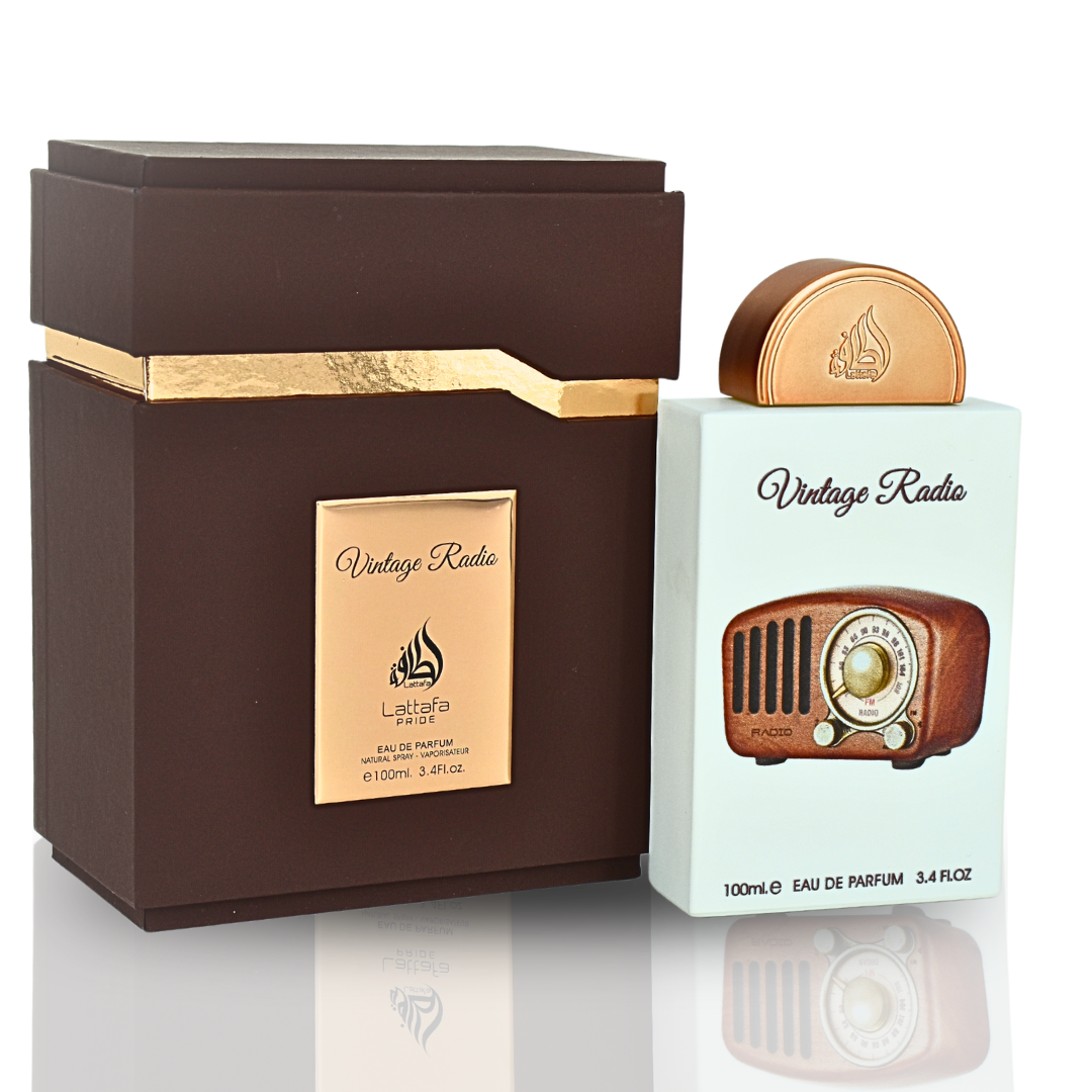 Vintage Radio Eau de Parfum Spray 100ml (3.4 oz) by Lattafa Pride